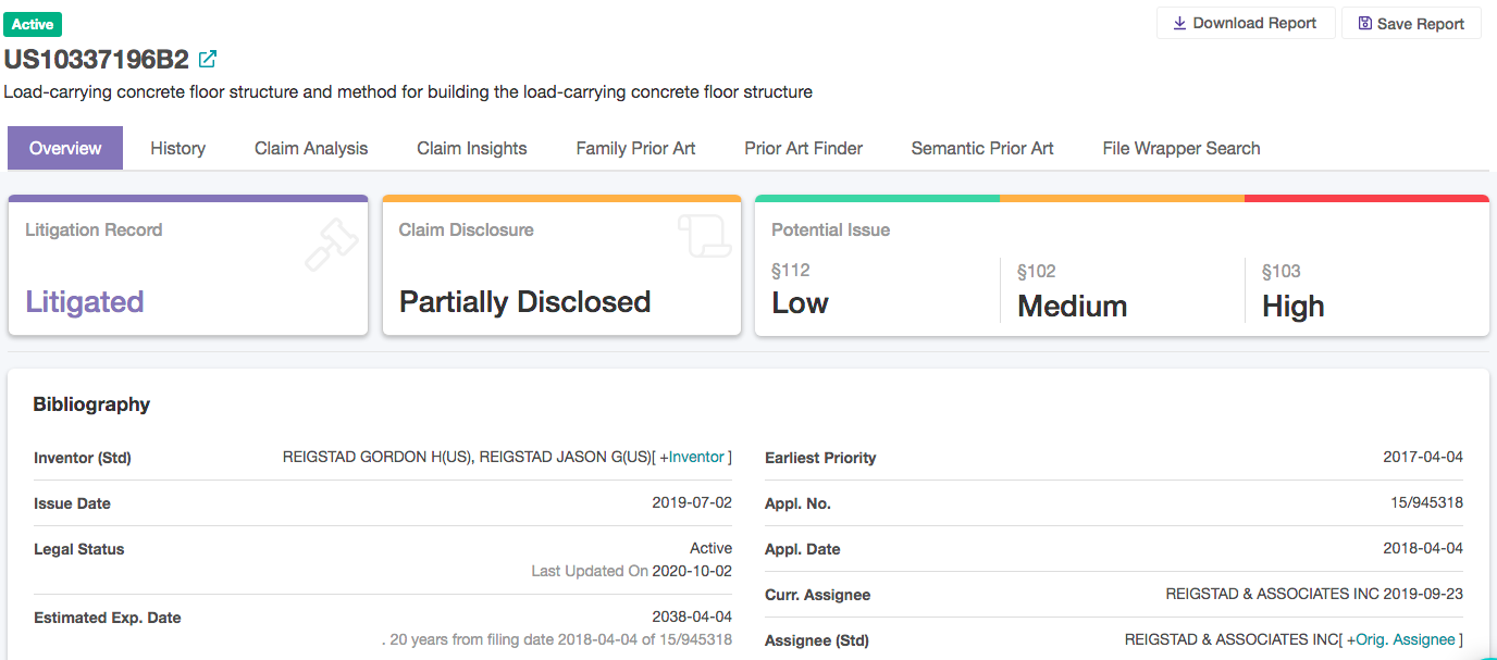 The Overview page in Quality Insights